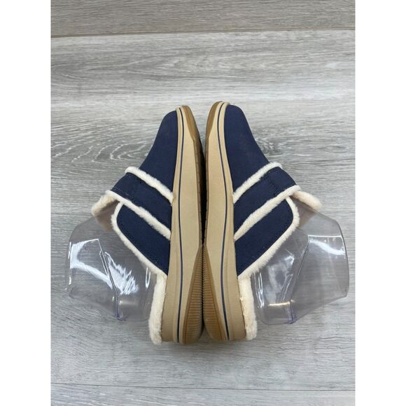 Clarks Breeze Cross Women's Mule Clog Slipper Slip-On Leather US 6 Blue Shoes - Picture 6 of 11